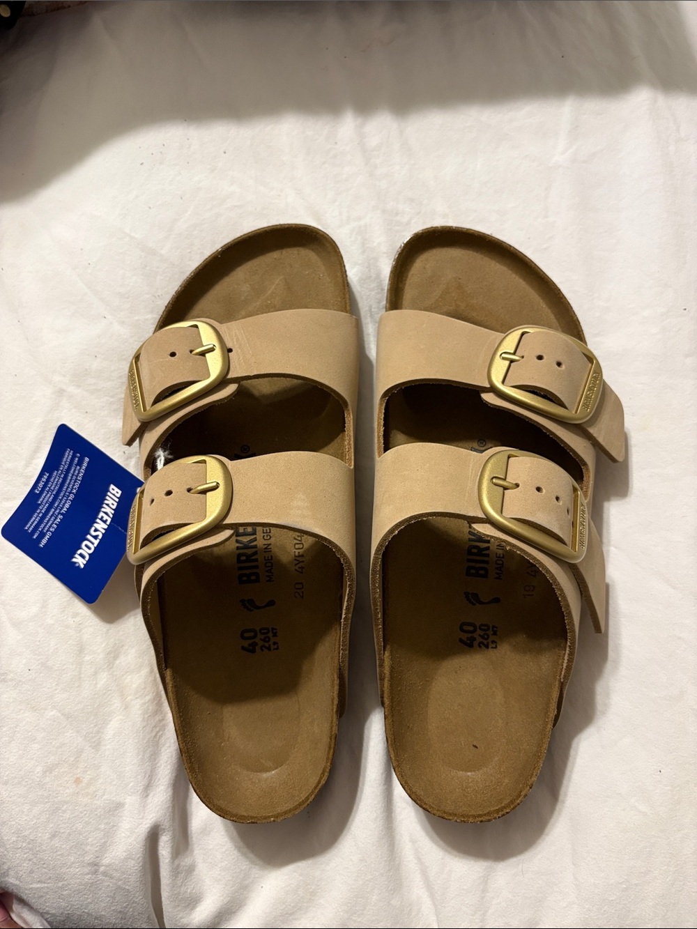 Birkenstock Arizona Big Buckle Sandals in Sandcastle